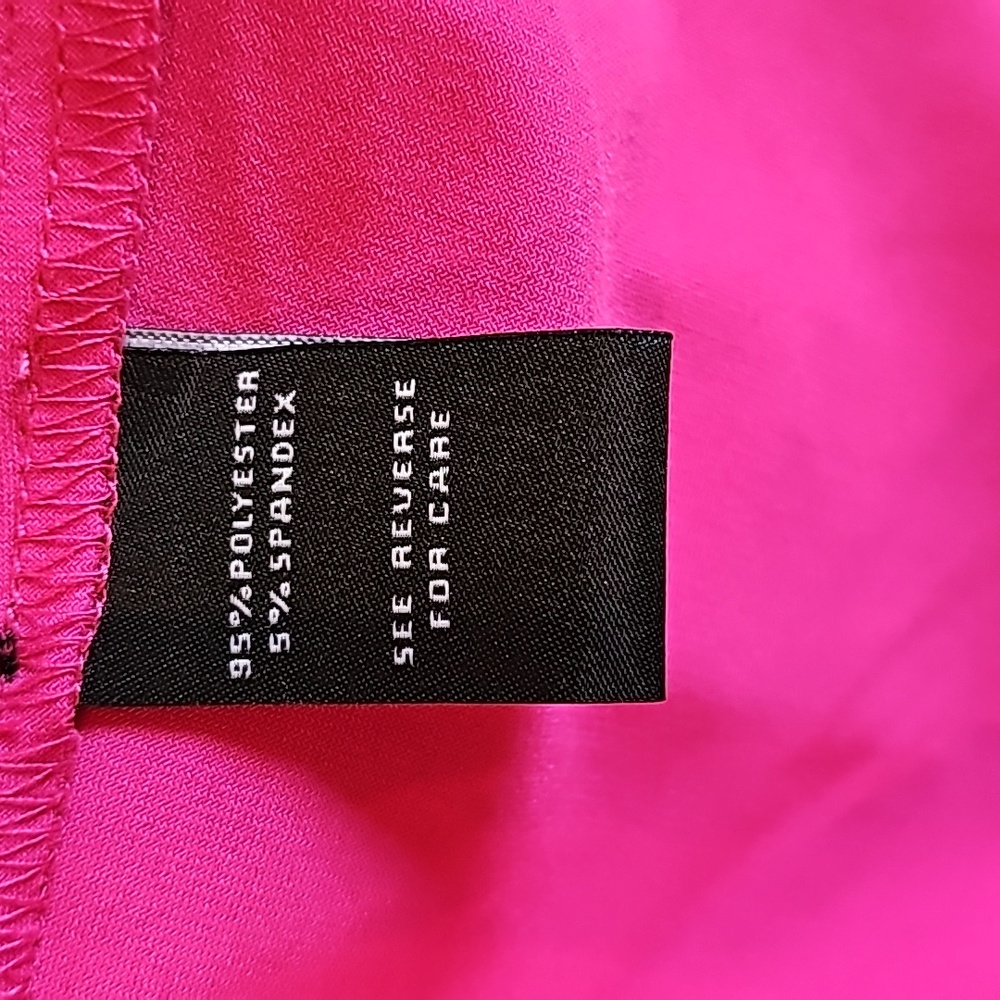NWOT-MSK Sheath Cold Shoulder Hot Pink Dress - Picture 6 of 10